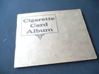 vintage cigarette card album 1925 unused