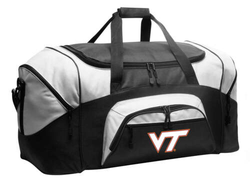 Virginia Tech Hokies Duffel Bag – Gym, Travel & Soft-Sided Suitcase Gear Bag - Picture 16 of 17