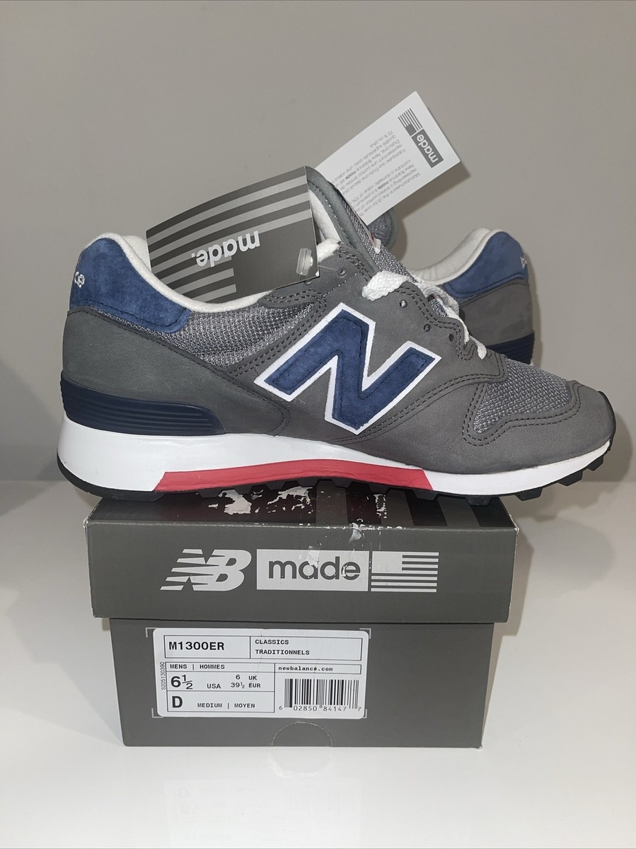 New Balance 1300 スニーカー グレー/ブルー　USA New Balance 1300 Made in USA Grey Blue Red M1300ER | eBay