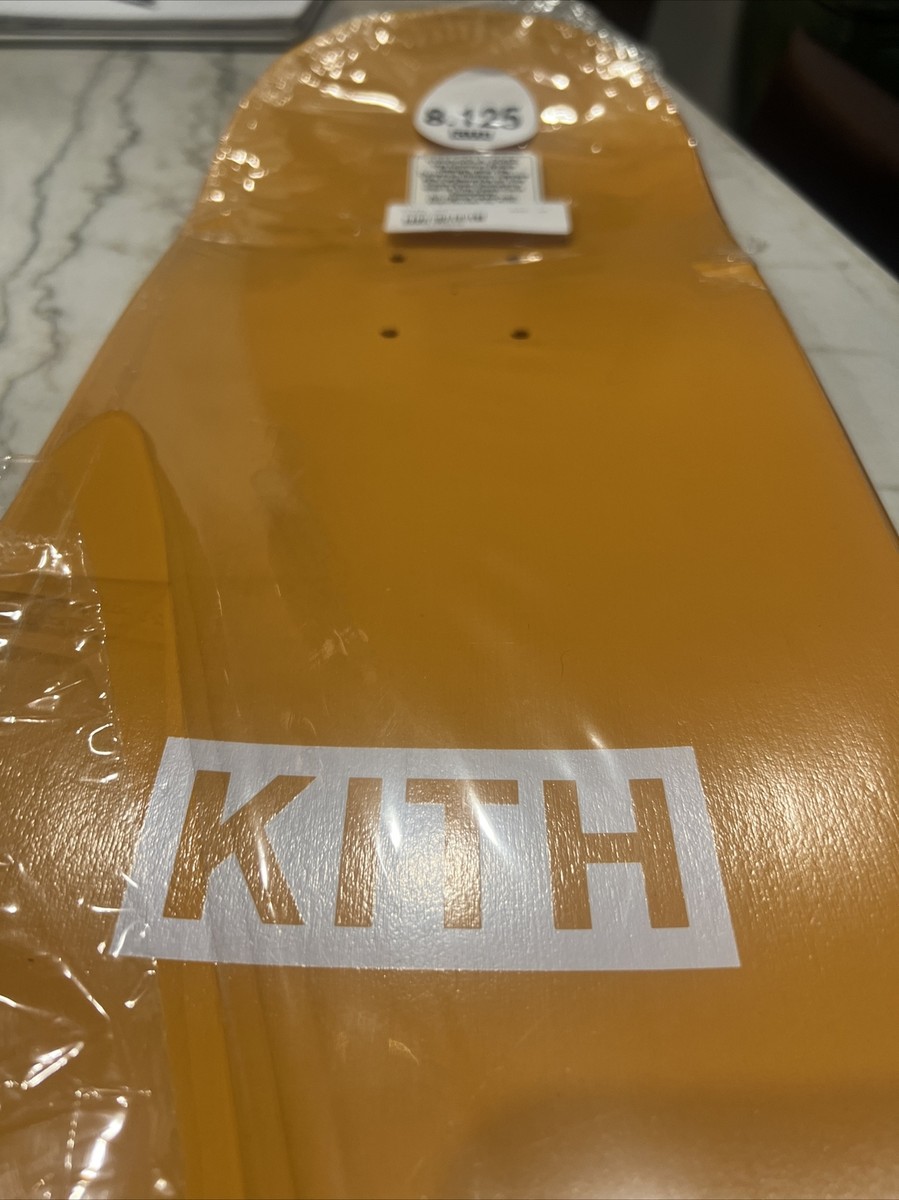 Brand new Kith x Coca-Cola Yellow Skate Deck SS19 Original Pack