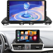 For 2014-2019 Mazda 3 9inch Android Carplay Car Stereo Radio Head Unit GPS 32GB