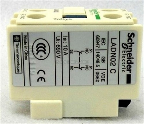 Ladn02c 1Pcs New Schneider Auxiliary Contact Block LADN02C yw | eBay Australia