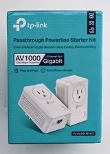 TP-Link AV1000 Powerline Ethernet Adapter TL-PA7017P KIT Gigabit Port