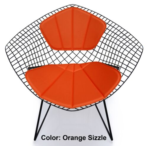 Bertoia Diamond Chair Replacement Cushion and Back Rest - Eames Era Mid Century - Picture 2 of 7