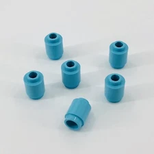 3062b LEGO Parts Brick Round 1x1 Open Stud MEDIUM AZURE (6)