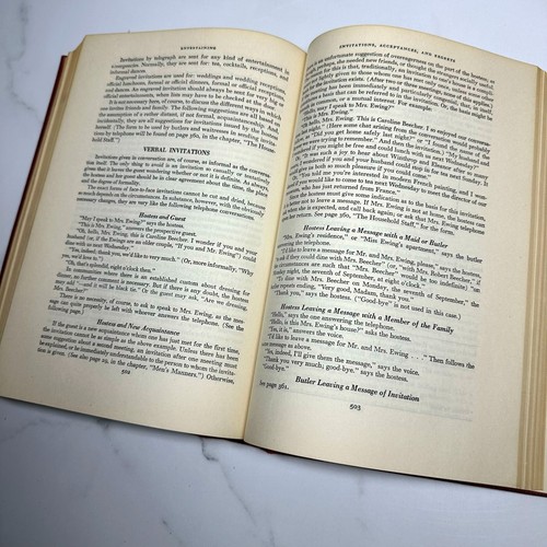 VOGUE’S BOOK OF ETIQUETTE By Millicent Fenwick. 1948. Third Printing Hardcover. - Bild 12 von 13