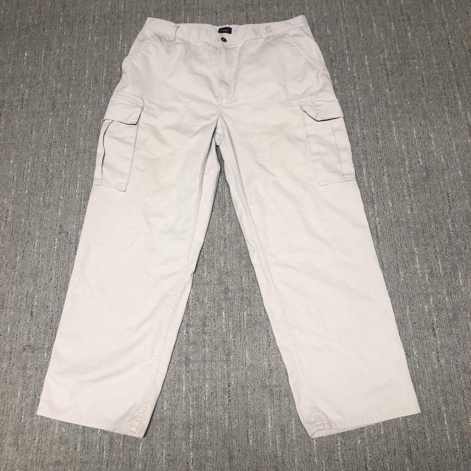 Vintage Y2K Tommy Hilfiger Baggy Cargo Pants Men’s Size 38x32 Khaki Skater