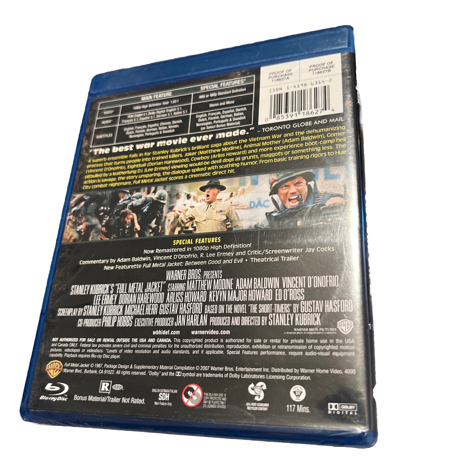 Full Metal Jacket (Blu-ray, 1987)