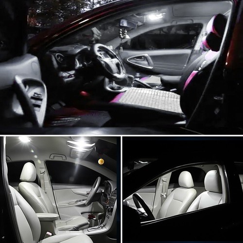 10X T10 194 168 W5W 4014 COB LED License Plate Interior Light Bulbs 6000K White - Picture 7 of 7