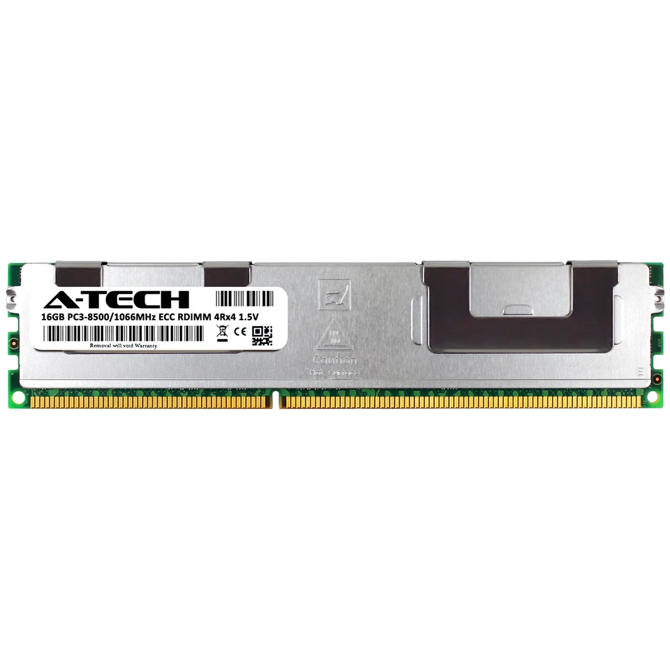 16GB 4Rx4 PC3-8500R RDIMM Intel P4304CR2LFGN W2600CR2L S4600LT2 Memory RAM - Image 2 of 2