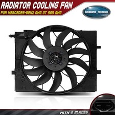 Radiator Cooling Fan Assy w/ Brushless Motor for Mercedes-Benz AMG GT S63 AMG