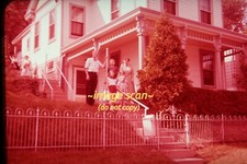 People at an Old House in 1960, Ektachrome Slide aa 24-29a