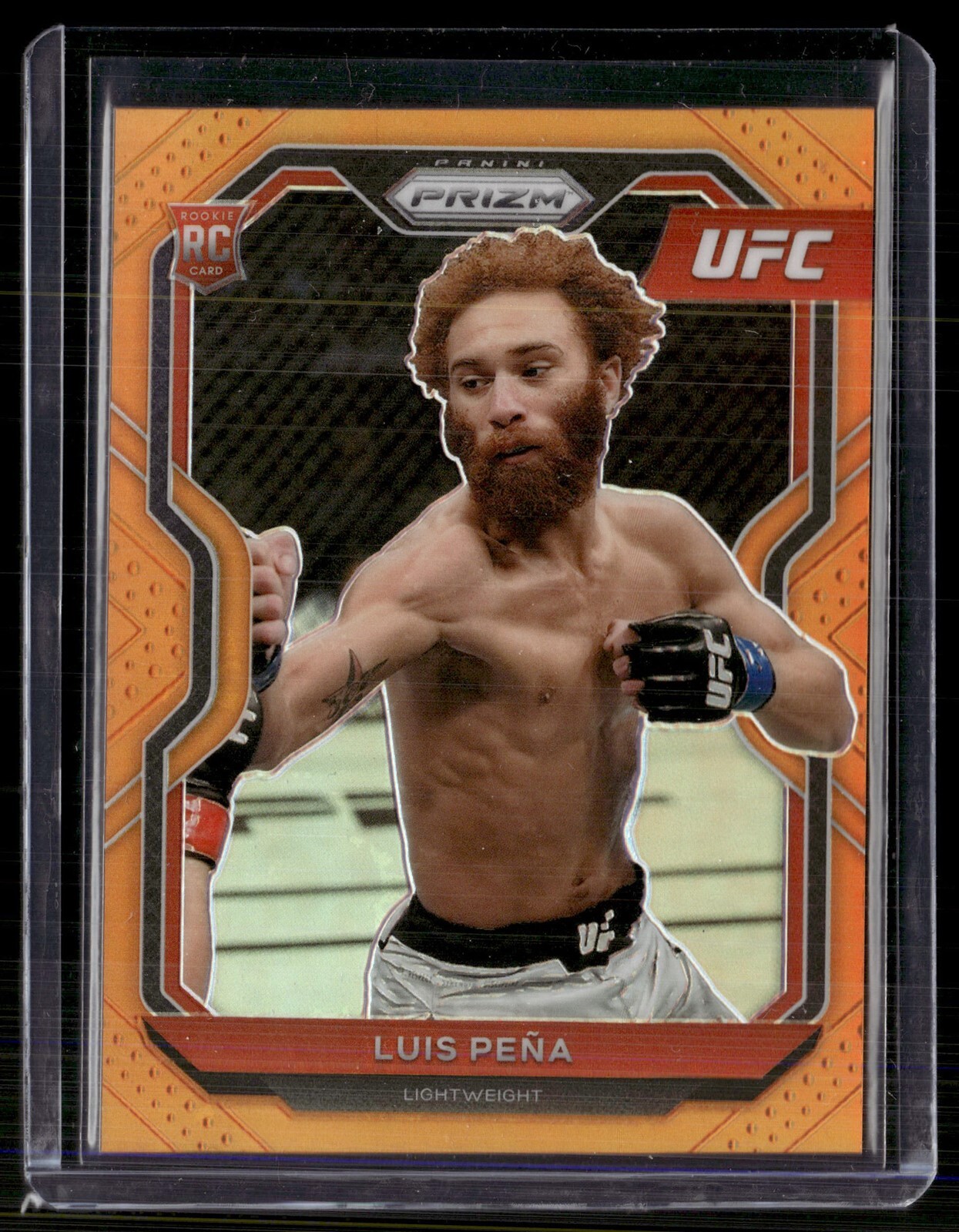 2021 PRIZM UFC ORANGE 98/99 ROOKIE LUIS PENA