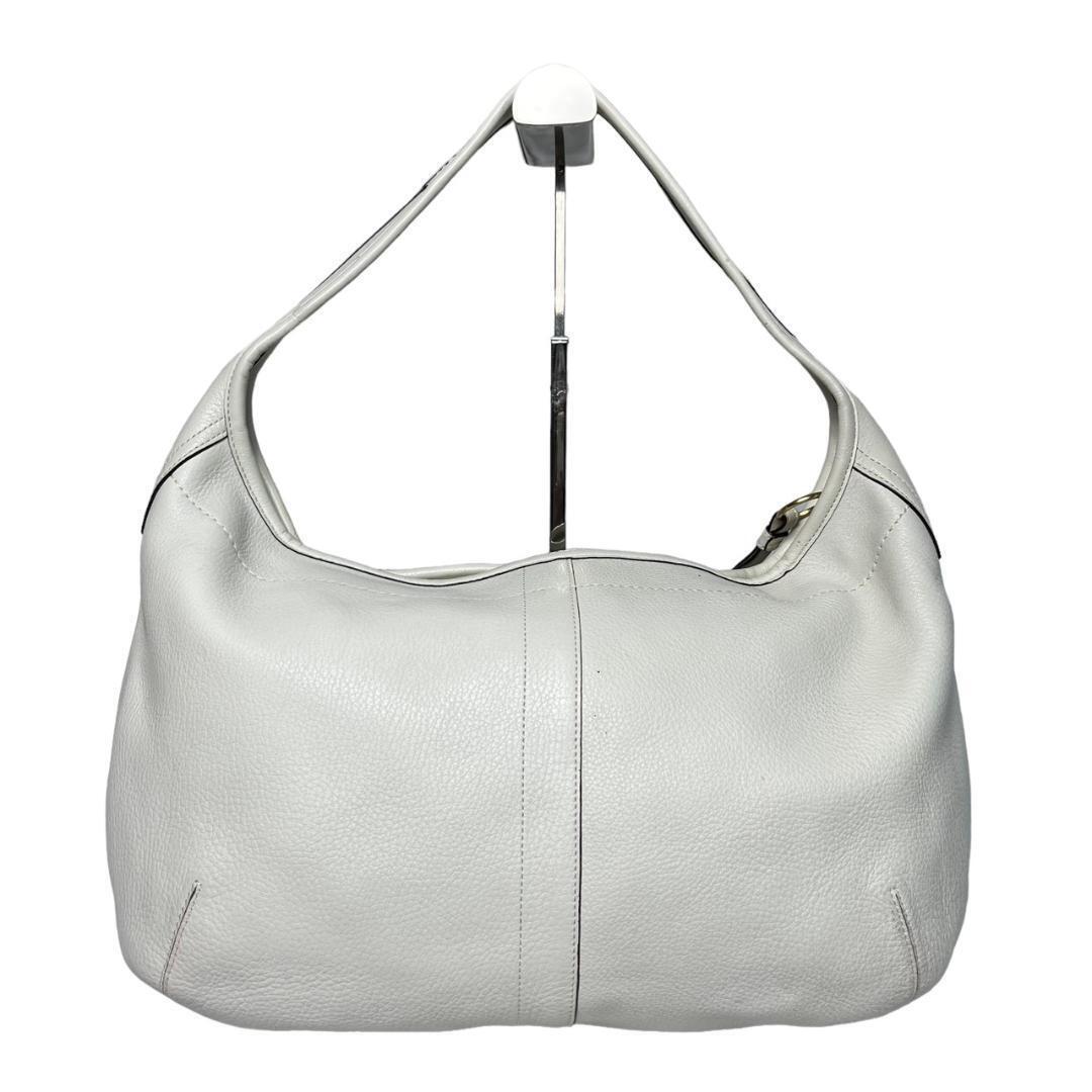Old Coach Leather White Shoulder Bag Vintage Style Authentic Old Coach Leather White Shoulder Bag Vintage Style Authentic