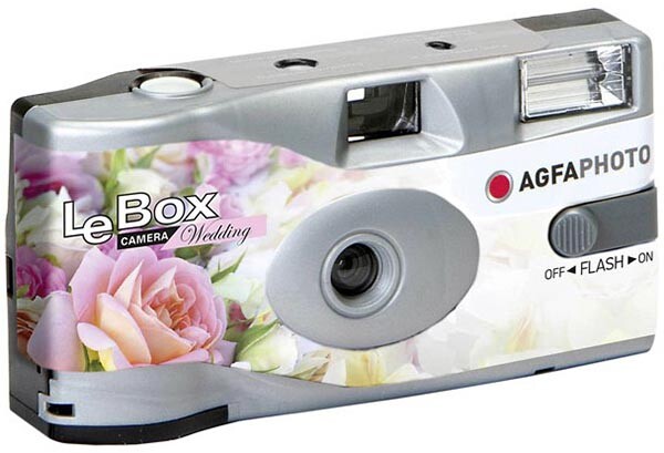 Agfa LeBox WEDDING edition Disposable Camera Flash 27exp SUC (UK