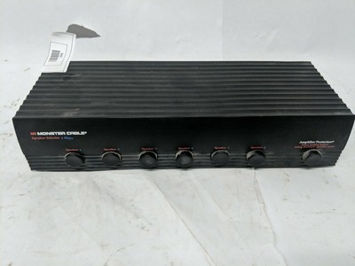 monster cable speaker selector 6 way