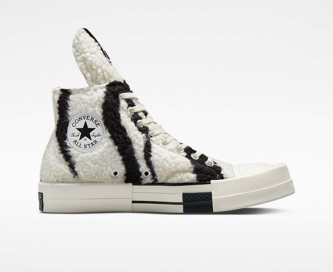 RICK OWENS DRKSHDW X CONVERSE TURBODRK HI SNEAKERS SIZE 9 RICK OWENS DRKSHDW X CONVERSE TURBODRK HI SNEAKERS SIZE 9