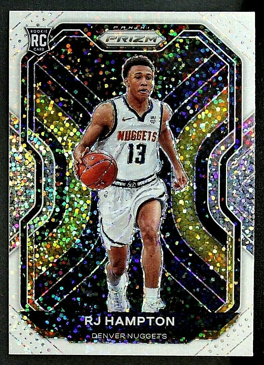 RJ HAMPTON RC 2020-21 Panini Prizm #286 ROOKIE WHITE SPARKLE PRIZM SSP MAGIC 💎