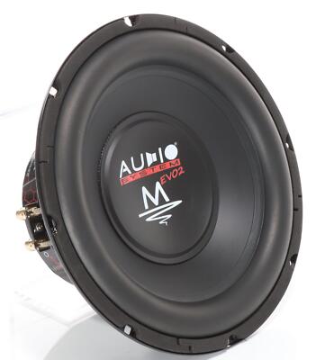 Audio System M10 EVO 2-D4 Subwoofer 25 cm (10'') 2 x 4 Ohm, Woofer M-SERIES