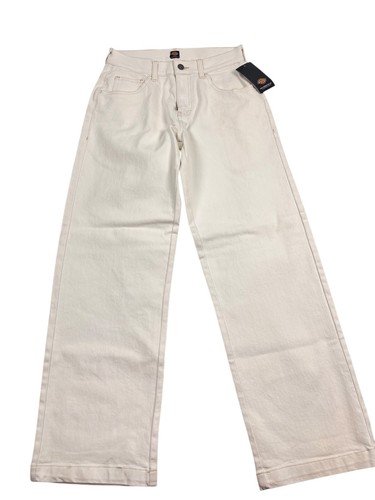 Dickies Jeans Herren 28x32 weiß Denim Skateboarding Wingville Loose Fit 5 Pocket
