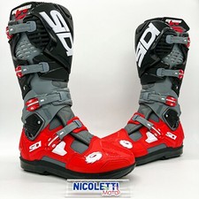 Stivali Sidi Crossfire 3 Srs Nero Grigio Rosso