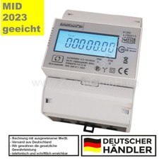 MID geeichter Zweirichtungsz&auml;hler f&uuml;r Hutschiene mit S0-Ausgang  MID 2023