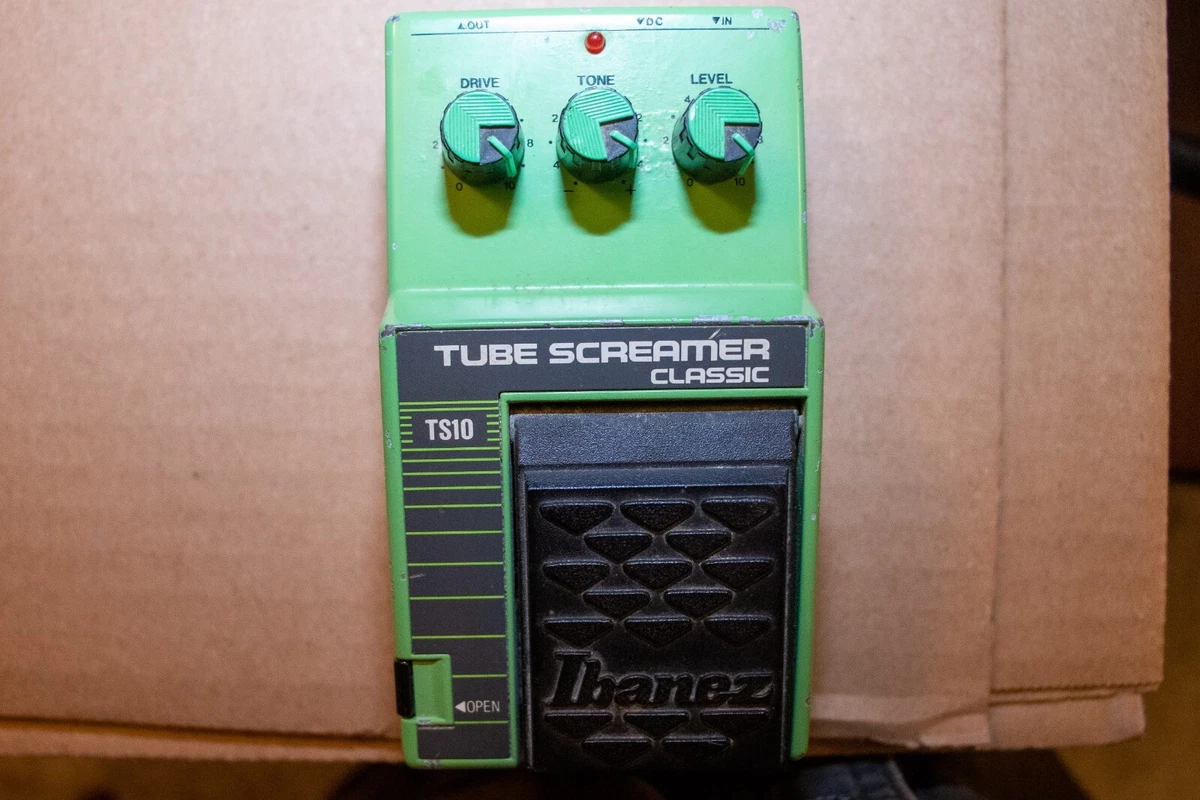 Ibanez Tube Screamer Classic TS10 Pedal - Rare Vintage with JRC 4558D Chip