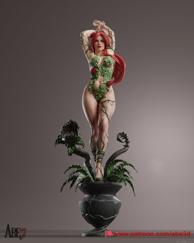 Poison Ivy Statue 3D Print Unpainted/Unassembled - Picture 9 of 29