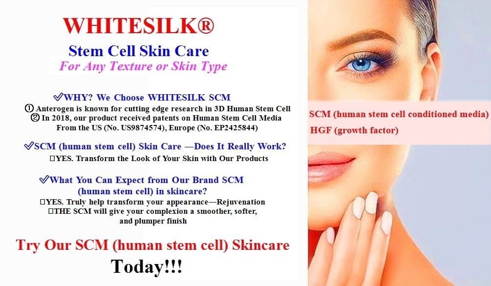 WHITESILK 100% Human Stem Cell SCM2 Mesotherapy Ampoule | US