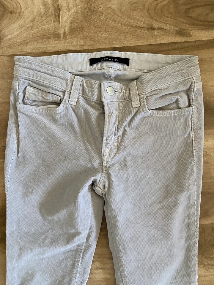 Pantalones de mezclilla marca J niñas adolescentes gris claro ajustados talla 27 Foto 3 de 4