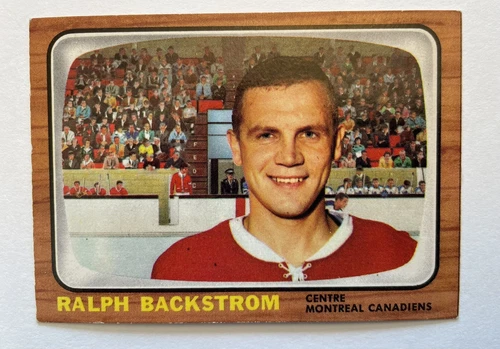 Near Mint #75 1966-67 Ralph Backstrom Montreal Canadiens