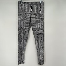 One Earth Printed Leggings Womens Size L Black and White Canada