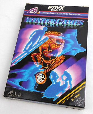 IBM PC Diskette in OVP -- WINTER GAMES (Epyx) -- 3.5'' Disks