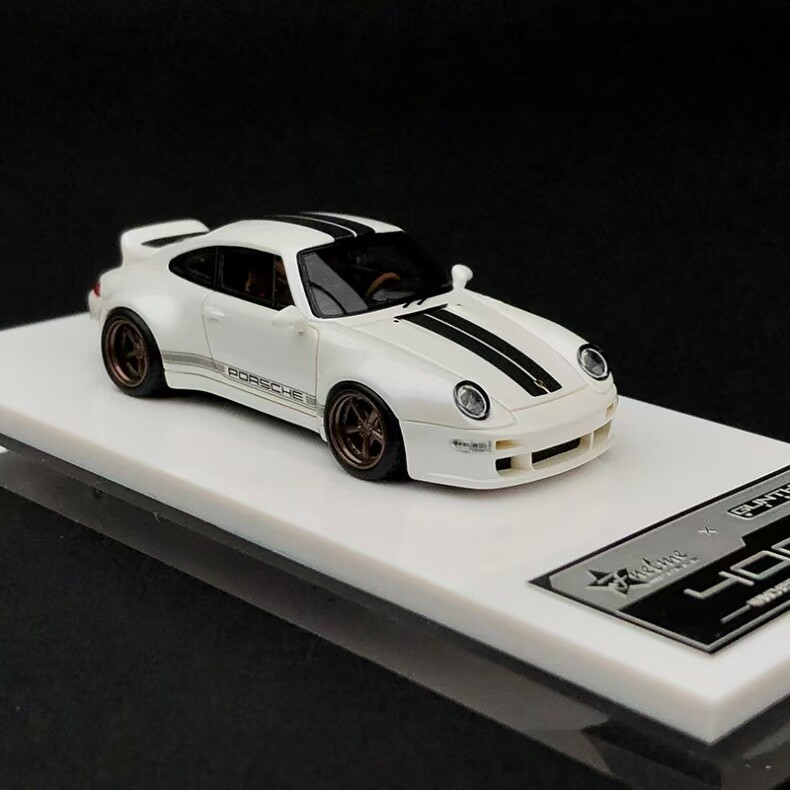 FuelMe 1:64GW Porsche Gunther Werks 993 GULF car model 400R resin