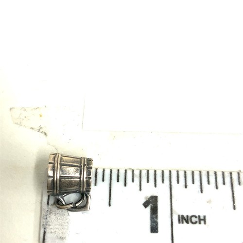 Vintage Sterling Signed 930 Suomi Handmade Tankard Beer Mug Cup Charm Pendant - Picture 7 of 9