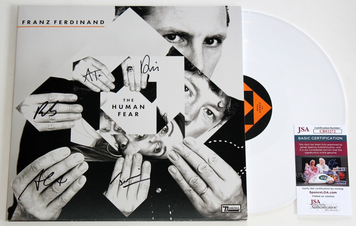 FRANZ FERDINAND SIGNED THE HUMAN FEAR LP VINYL RECORD ALBUM