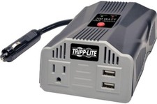 Tripp Lite 200W Car Power Inverter with Outlet  2 USB Charging Ports - PV200USB