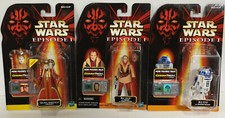 STAR WARS : R2D2, QUEEN AMIDALA (CORUSCANT) & RIC OLIE ACTION FGURES (DRMP)
