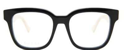 Gucci GG0958O 005 Black-White Square Women's Eyeglasses | eBay