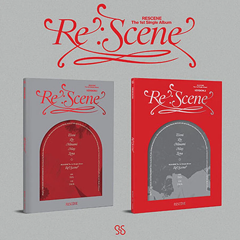 RESCENE [RE:SCENE] 1st Single Album CD+POSTER+Photo Book+2 Card+