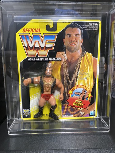 WWF Hasbro Razor Ramon Yellow Card series 5 MOC WW...