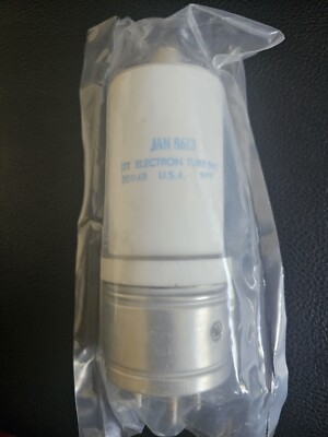 ITT Electron JAN-8613 Metal-Ceramic Hydrogen Pulse Thyratron Electron Tube