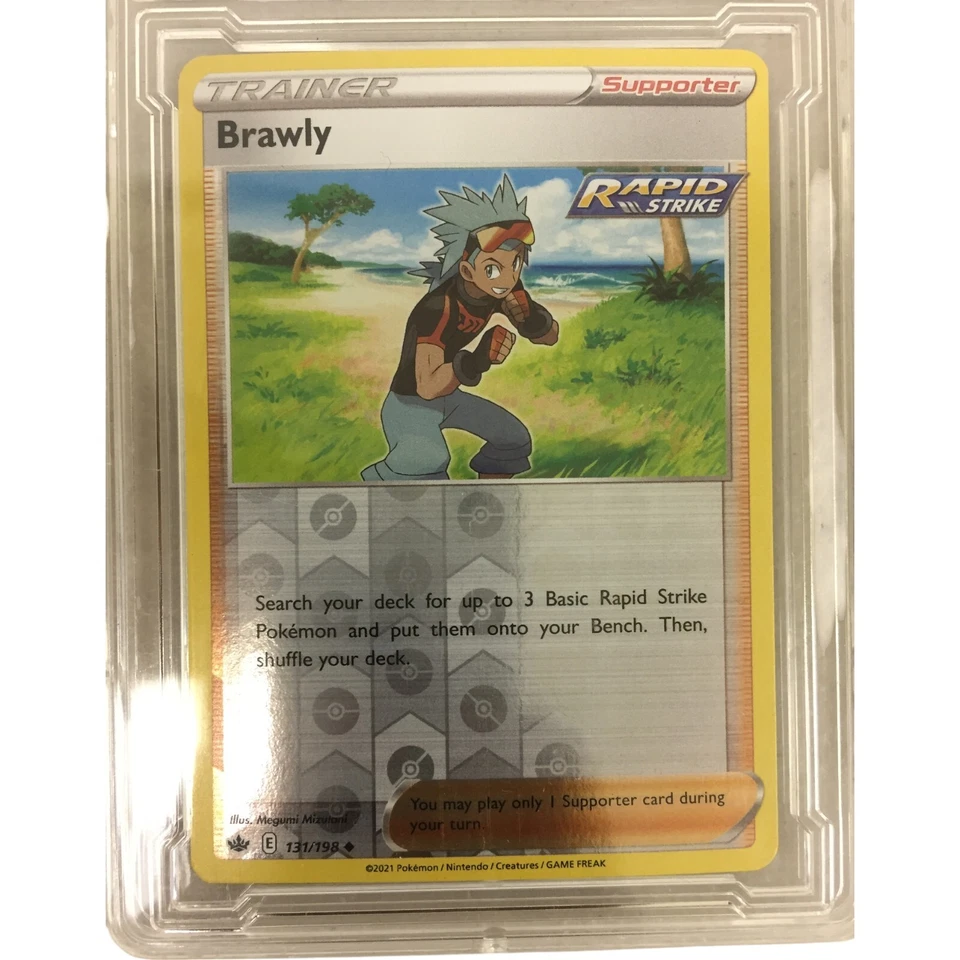 Pokemon Brawly 131/198 Sword & Shield Chilling Reign 9.5 Gem Mint - Image 3 of 4