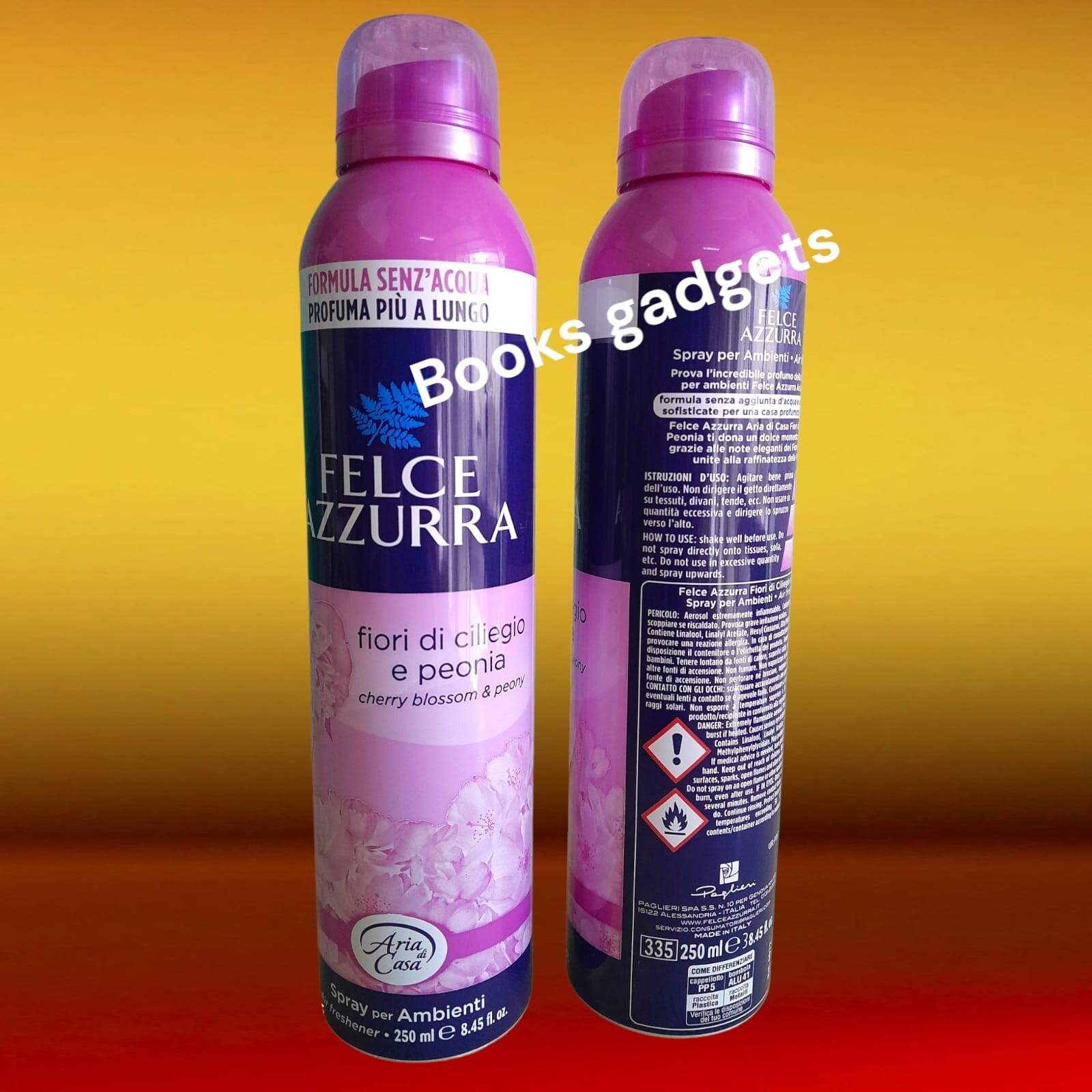 Felce Azzurra Fiori di Ciliegio e Peonia Spray Ambienti - 7x250ml