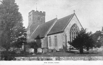 AK - SUSSEX - HL. JOHANNES DER TÄUFER - REIF - LEWES - VOR 1918
