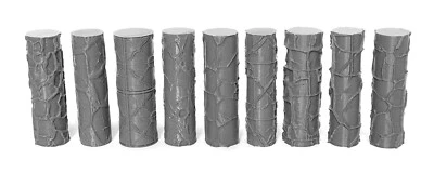 3DPRINTSTUDIO Texture Rollers Clay Polymer for Wargaming Base Concrete Wall Floor Patterns