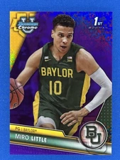 2024 Bowman Chrome U #12 Miro Little Prospect Purple Speckle /399 Utah 1st