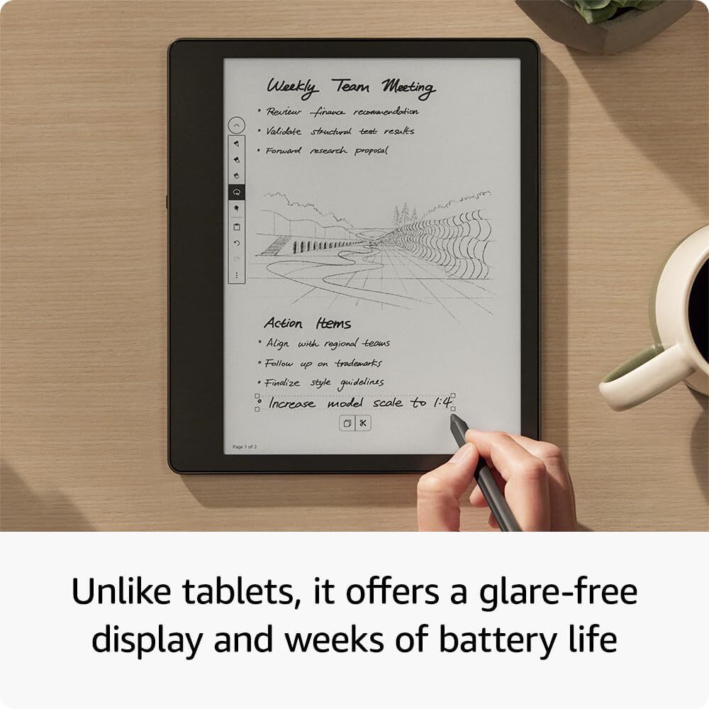 Amazon Kindle Scribe 10.2” 11th gen Notebook with Premium Pen 2022