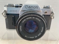 Canon AE-1 Program 35mm SLR Film Camera with 50mm Lens Japan VGUC - AS FOUND