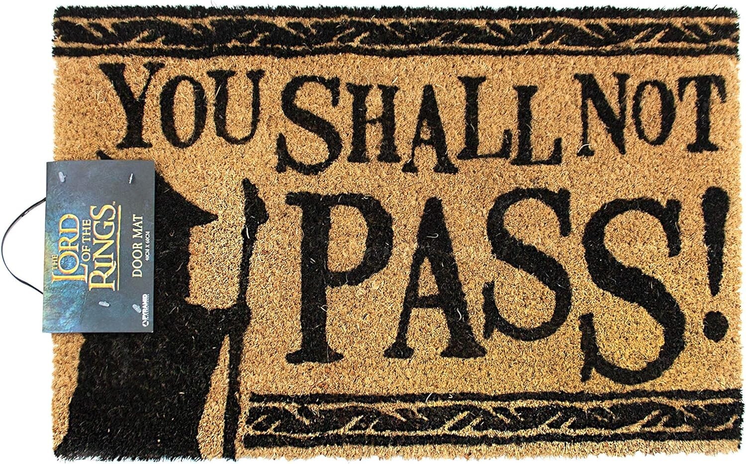 The Lord Of The Rings You Shall Not Pass Doormat 40 x 60 Coir
